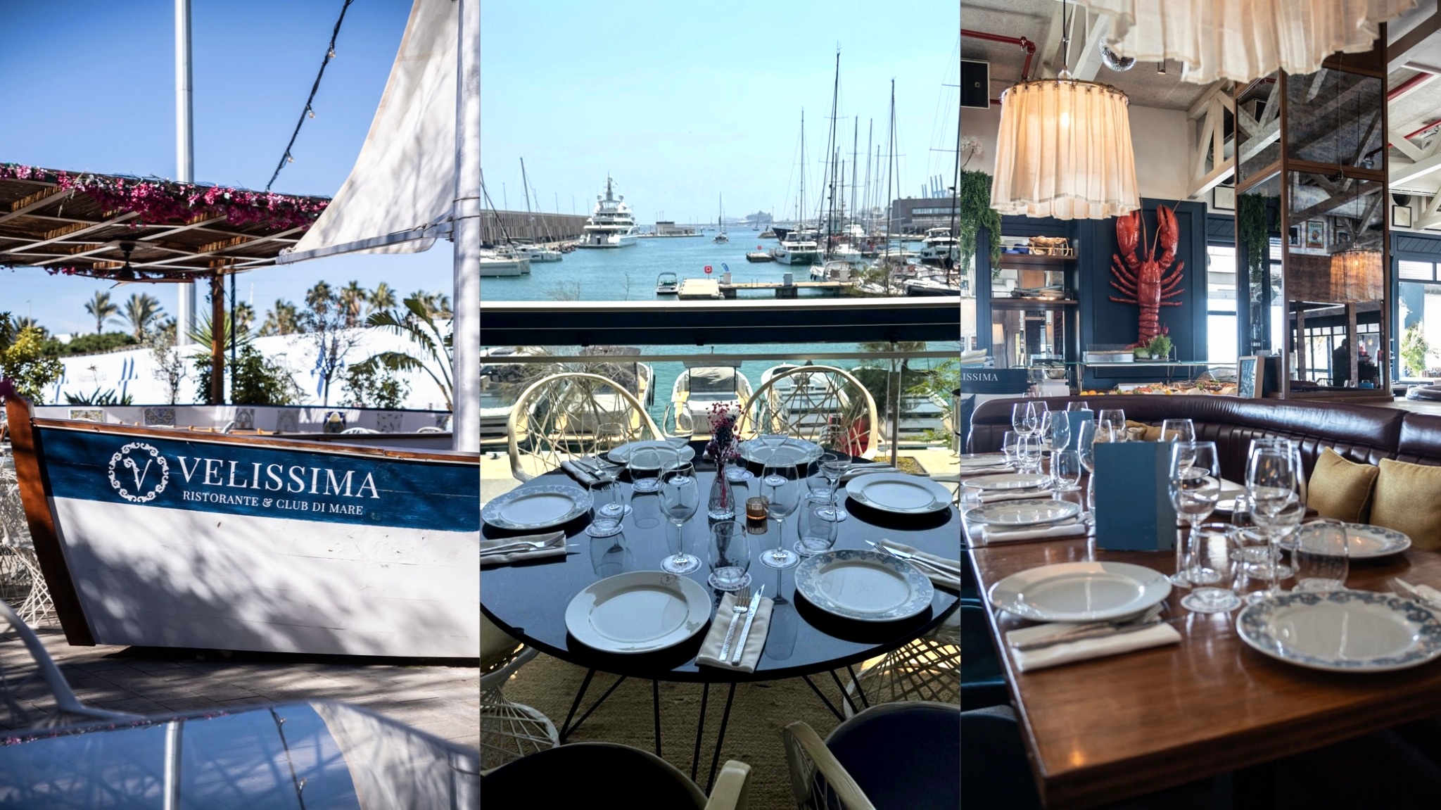 Velissima Barcelona Restaurant Puerto Marina Vela