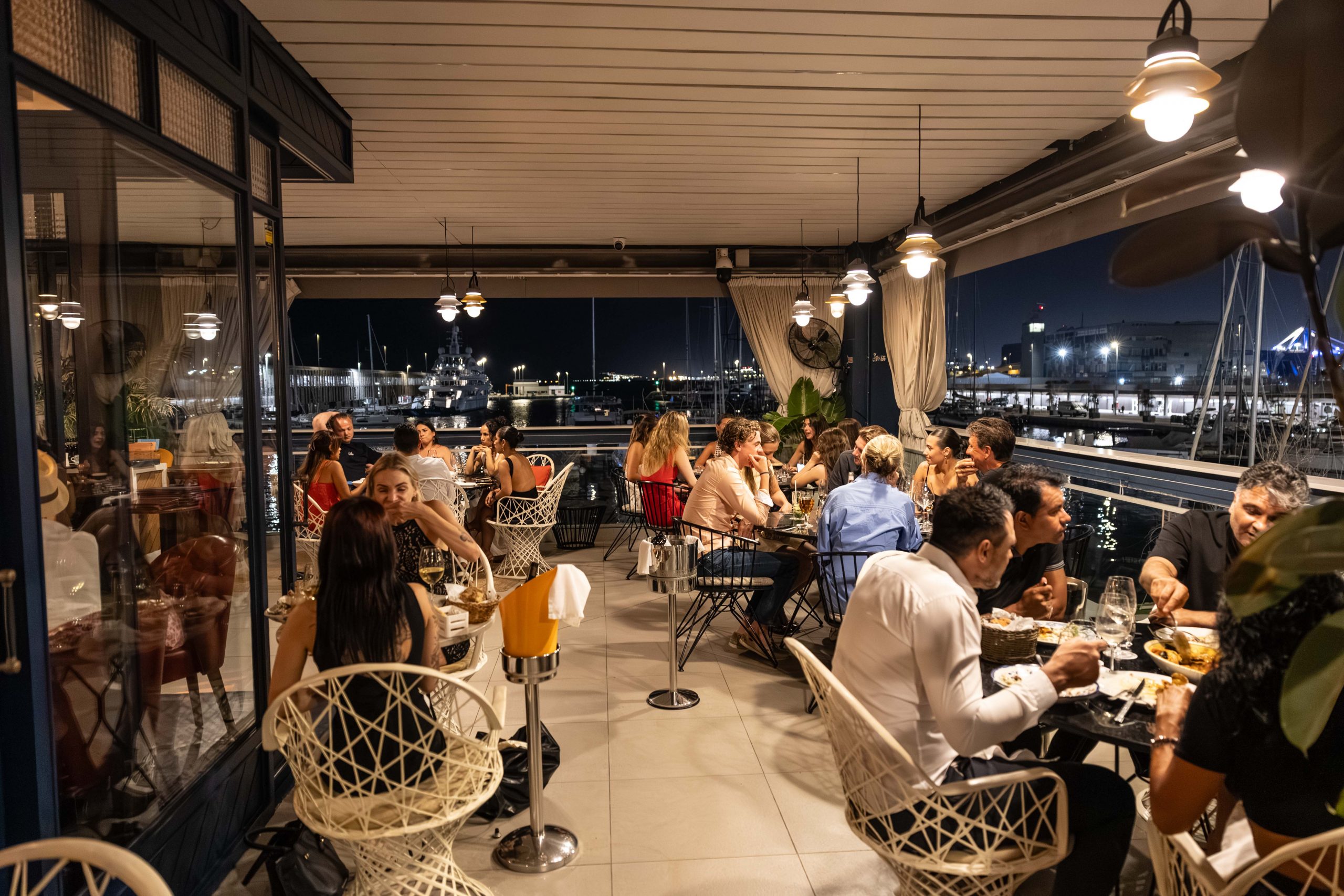 Velissima Dinner Port View